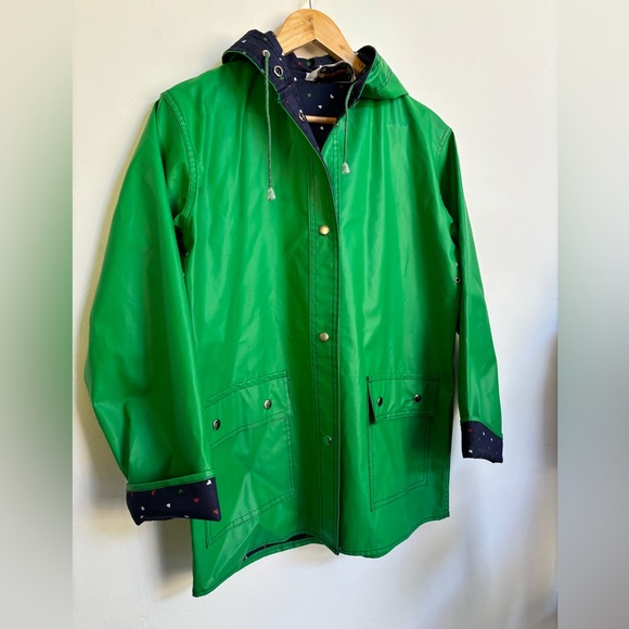 Vintage 70s/80s heart Raincoat size Medium - Picture 3 of 9